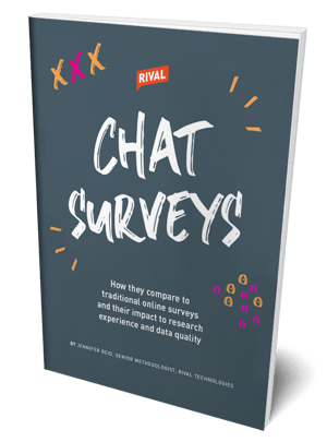 Research on research on conversational surveys or chat surveys - from Rival Technologies